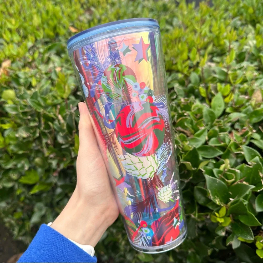 Starbucks Winter/Holiday/Christmas 2023 Collectible Iridescent Cold Cup Tumbler